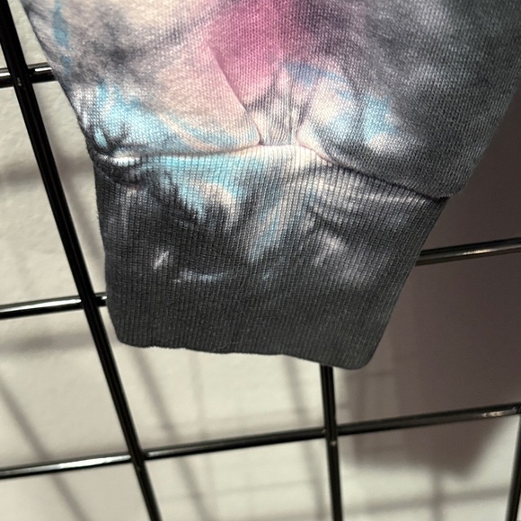 Kangol Blue and Gray Tie-Dye Hoodie - Picture 5 of 8